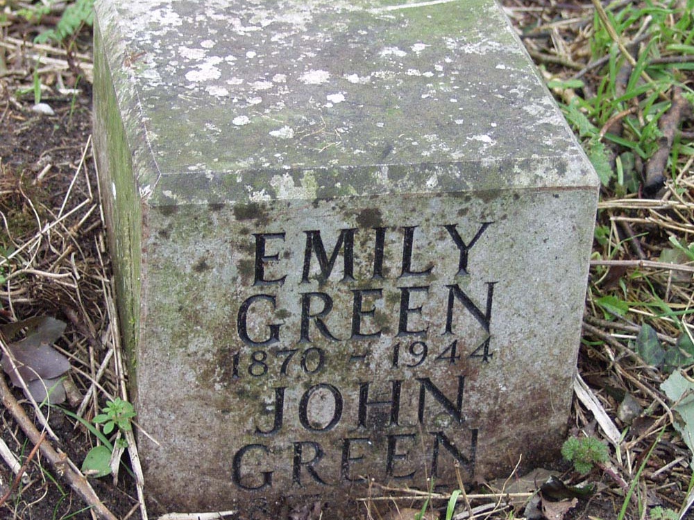 GREEN Emily 1870-1944 and John GREEN